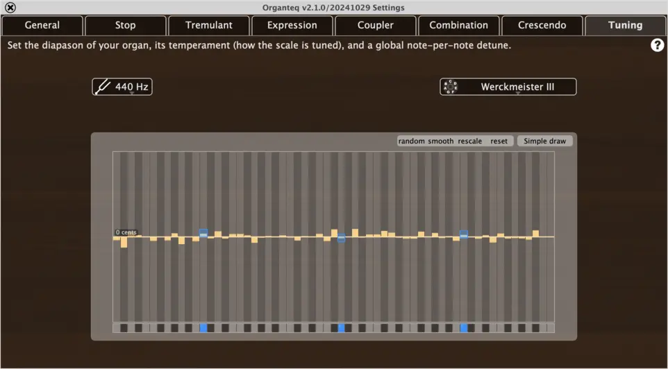 Tuning Settings