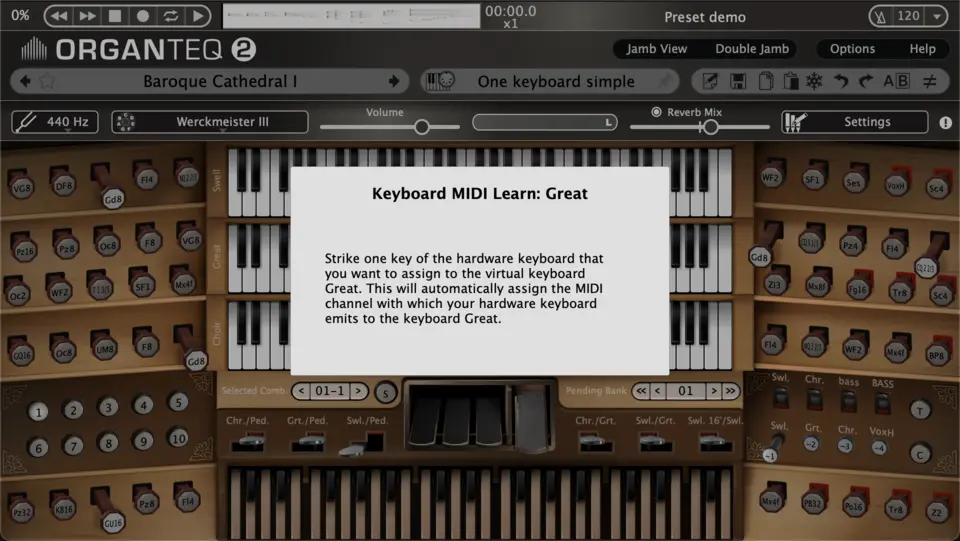 MIDI keyboard mapping - keyboard learn