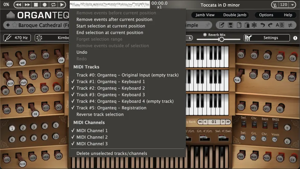 Transport - MIDI file 6 tracks