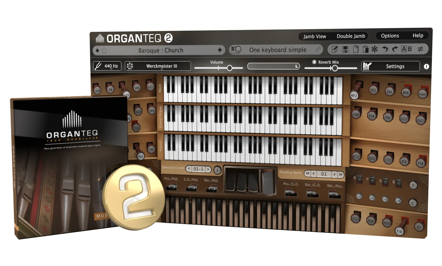 Organteq 2 GUI